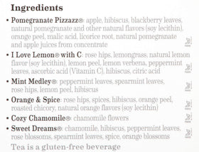 Bigelow Tea mint-medley bag invites refreshing peppermint and caffeine-free calm.