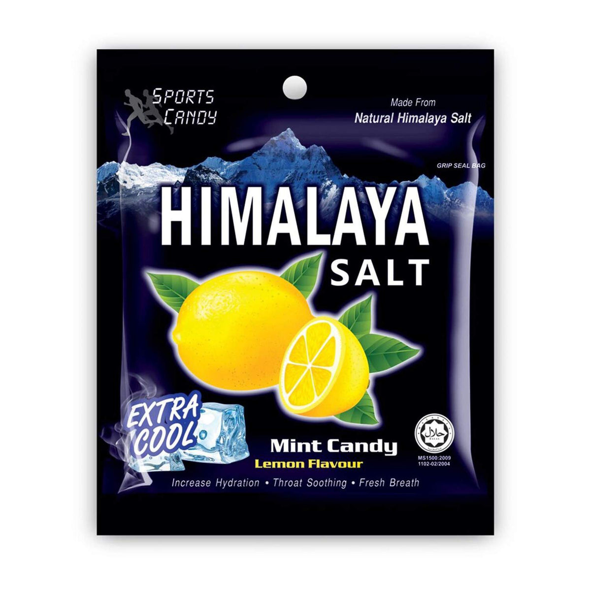 Bigfoot Salt and Lemon Candy front pack showing natural Himalayan salt flavor.
