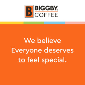 BIGGBY freshness-sealed bag preserves aroma from roast to cup.