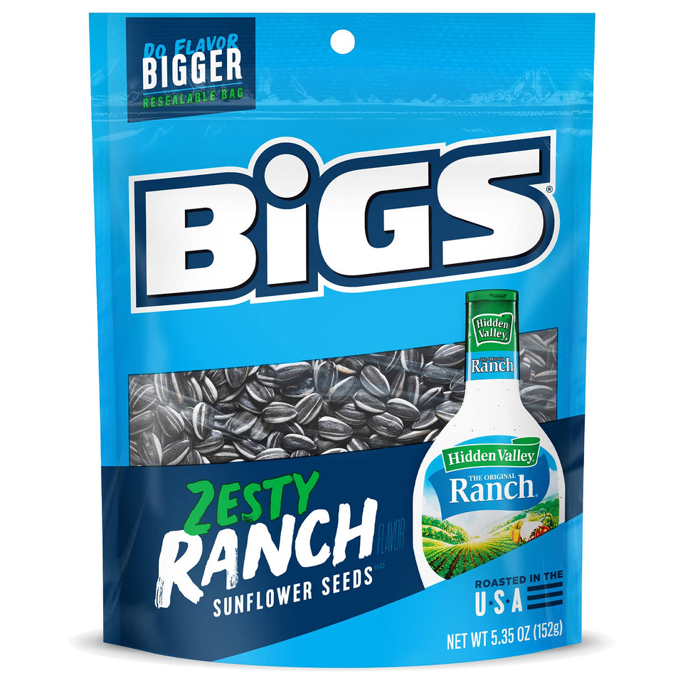 BIGS Hidden Valley Ranch seeds pack of 12, ideal for game-day snacking