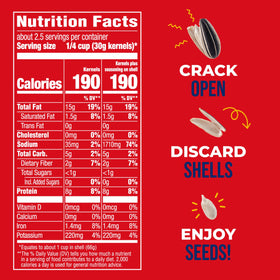 BIGS original packaging keeps seeds fresh and easy