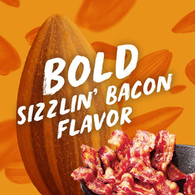 Close-up of jumbo seeds with smoky bacon flavor and crisp texture