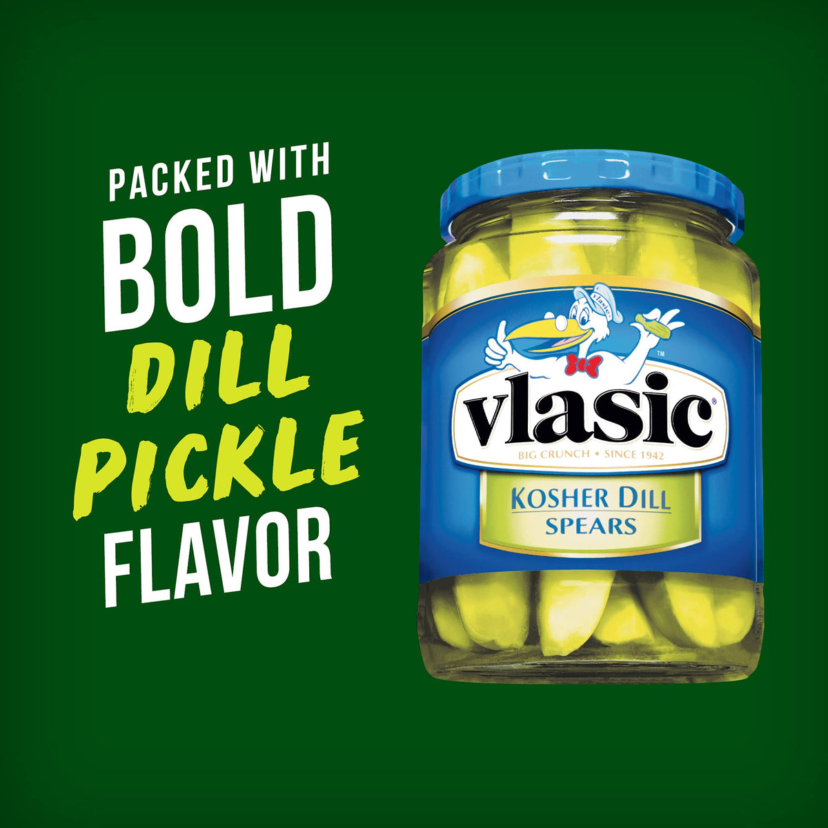 Close-up of crunchy kernels highlighting fire-roasted crunch and dill pickle flavor