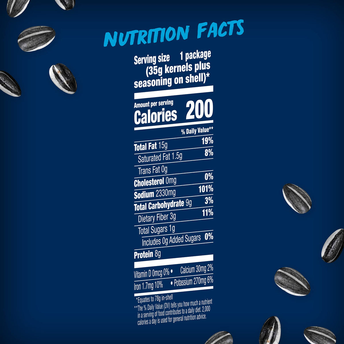 Flavorful crunch of BIGS ranch seeds enhances lunchbox or break room snack