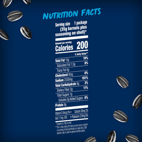 Flavorful crunch of BIGS ranch seeds enhances lunchbox or break room snack