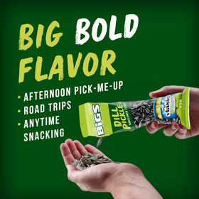Serving bowl of BIGS Vlasic Dill Pickle seeds ready to share at a gathering