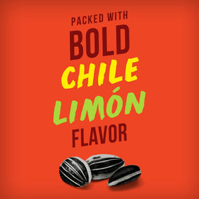 Close-up of BIGS Tapatío Limón seasoning coating the seeds with bold heat and citrus