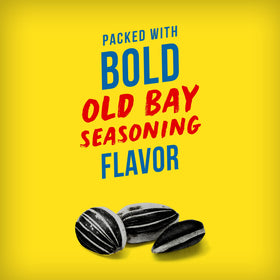 Close-up of Old Bay seasoning dust on BIGS seeds; flavor boost.