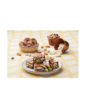 BIKAJI Anjeer Burfi premium-ingredients ensures authentic flavor in every bite.