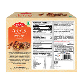 BIKAJI Anjeer Burfi slice-serve shows easy serving and shareable sweetness.