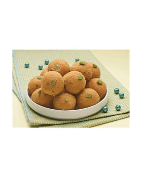 BIKAJI Besan Ladoo with almonds, cashews and pistachios for added richness