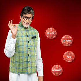 BIKAJI Besan Ladoo aroma capturing desi ghee fragrance