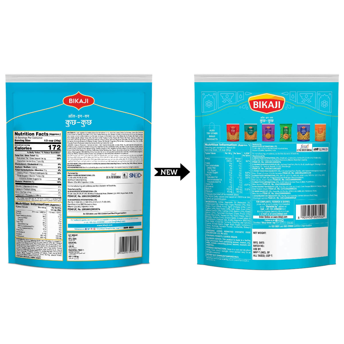 BIKAJI Ready-to-eat snack for office breaks and on-the-go moments.