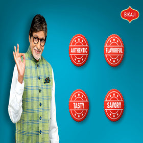 BIKAJI Premium ingredients deliver authentic Indian farsan flavor.