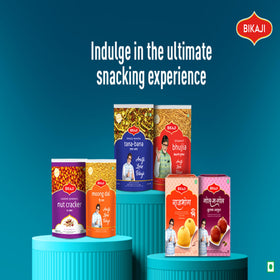 BIKAJI Ideal sharing snack for home or workplace gatherings.