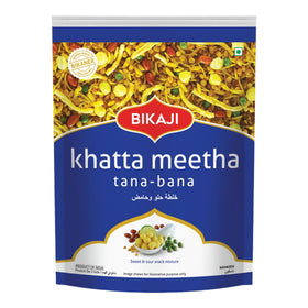 Bikaji Tana Bana Khatta Meetha pack front for family sharing