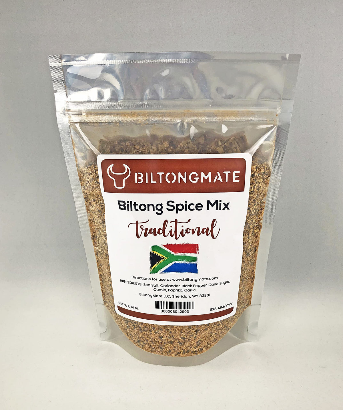 BiltongMate spice jar pour close-up for easy seasoning