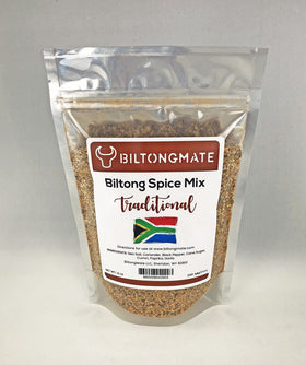 BiltongMate spice jar pour close-up for easy seasoning