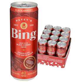 Bing Energizing Juice Original Cherry can for a quick caffeine lift.