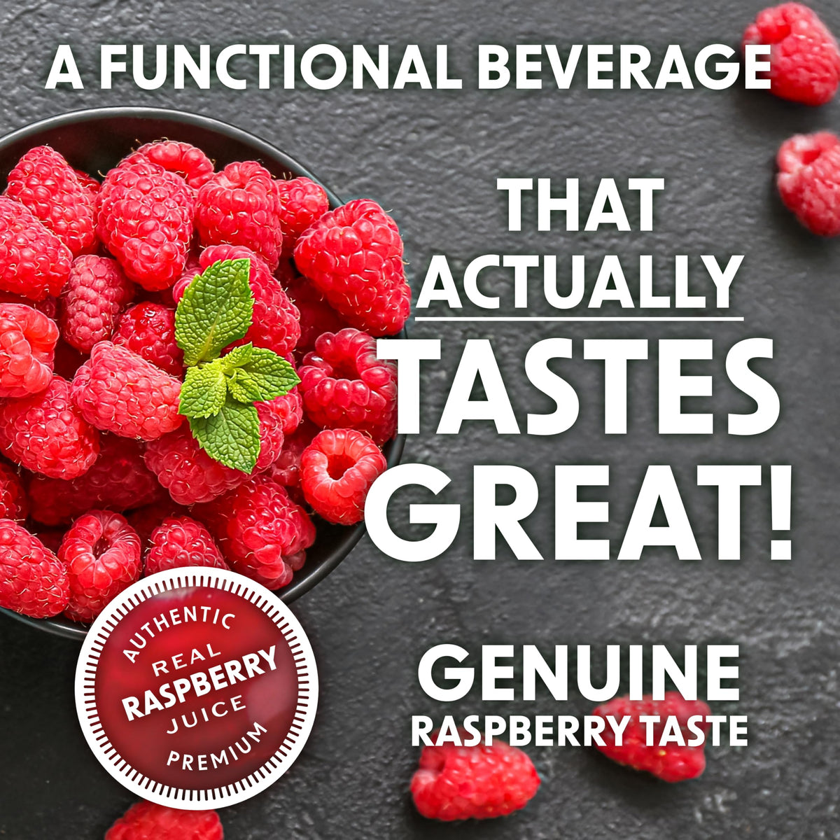 BING RAZ Raspberry ingredients emphasize real juice and clean-label goodness