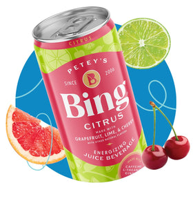 BING Raz flavor can with raspberry tones for fruity sparkle