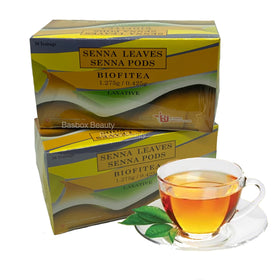 Biofitea Herbal Dietary Tea packaging show box of tea bags for daily cleansing and digestive support