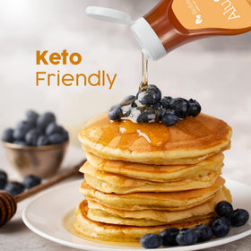 Biofoods Alusweet bottle pour, no artificial colors or flavors visible on label