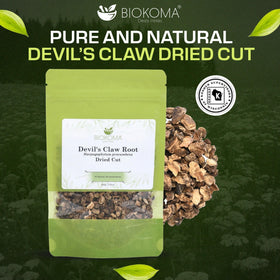 Biokoma Devil's Claw tea brewing setup ready for a warm infusion.
