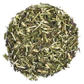 Biokoma hyssop tea with honey and lemon for flavor.