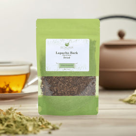 Biokoma Lapacho infusion steeping fills the kitchen with earthy aroma