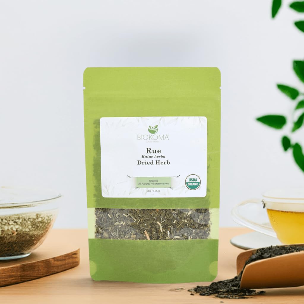 Biokoma Rue dried herb used in spiritual rituals