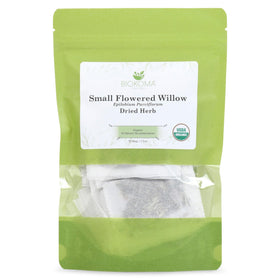 Biokoma willow tea bag close-up for a calming moment