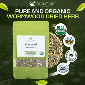 Biokoma wormwood dried herb seal pouch preserves aroma and freshness