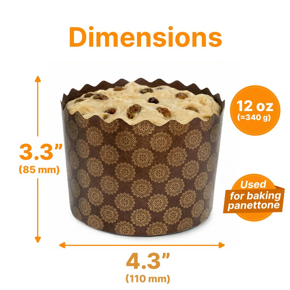 BIOL greaseproof paper mold for Easter bread enables easy unmolding