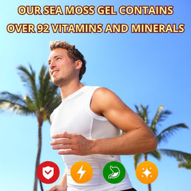 Biolore Sea Moss Gel eco-friendly packaging highlights recyclable materials.