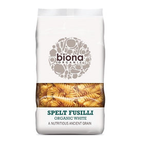 Biona Organic Spelt Fusilli plated dish showcases al dente texture and versatile meals.