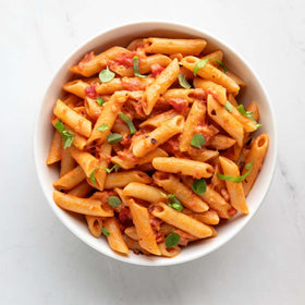 Bionaturae bronze die texture closeup, pasta surface designed to cling to sauce.