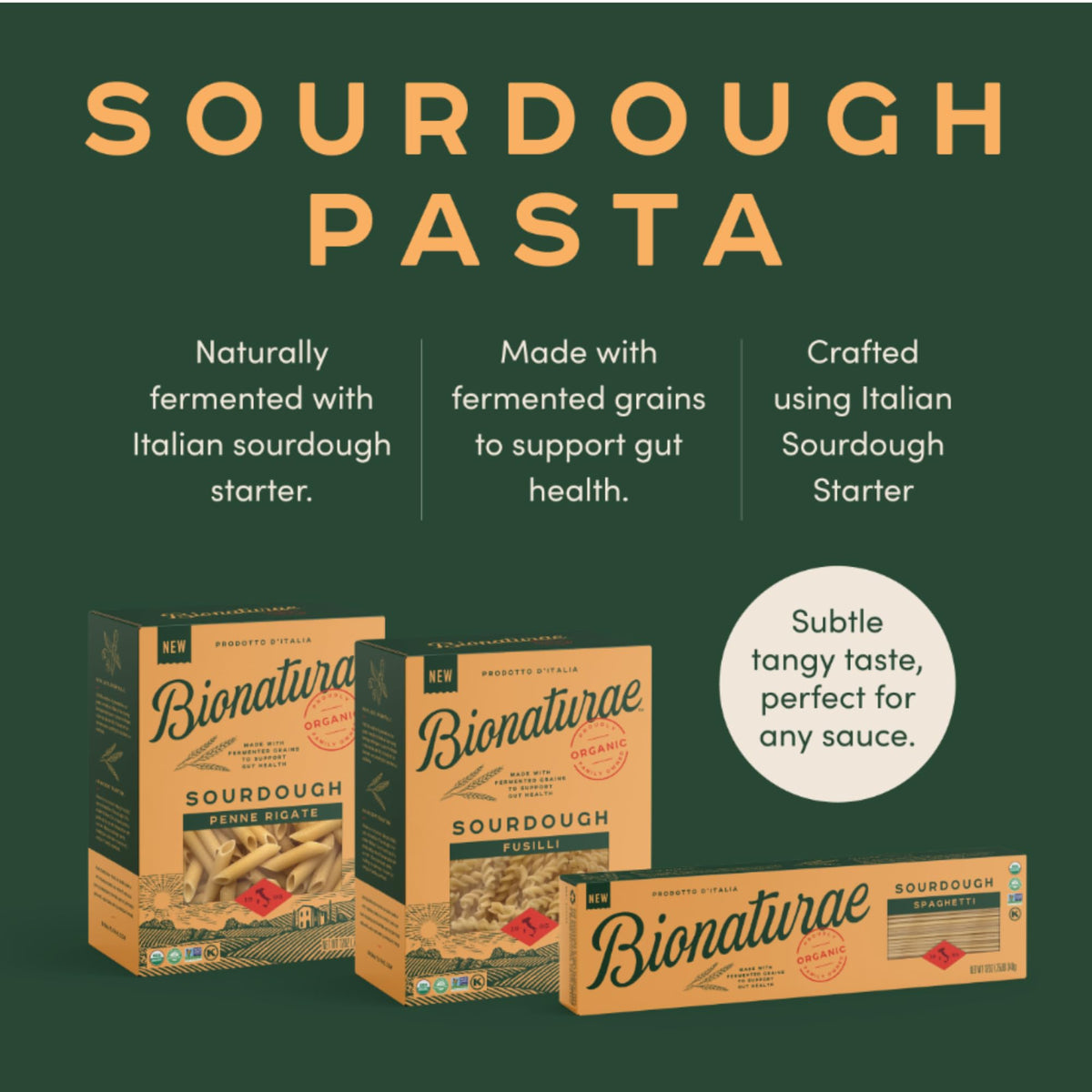 Bionaturae pack of 4, convenient family size for everyday pasta dishes
