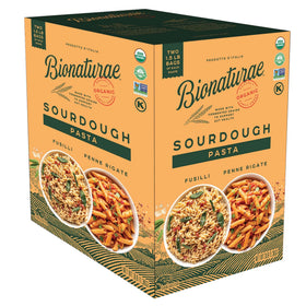 Bionaturae sourdough fusilli pack, curly corkscrew pasta ideal for sauces.