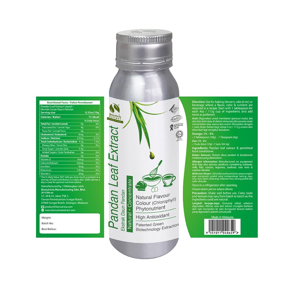 BIONUTRICIA EXTRACT packaging signals vegan, gluten-free clean-label quality.