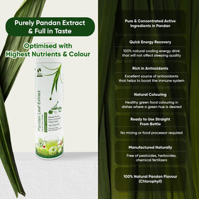 Bionutricia Extract pandan concentrate used in baking for authentic aroma.