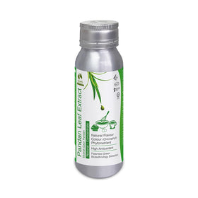 BIONUTRICIA EXTRACT Pandan liquid bottle offers a natural flavor booster for desserts.