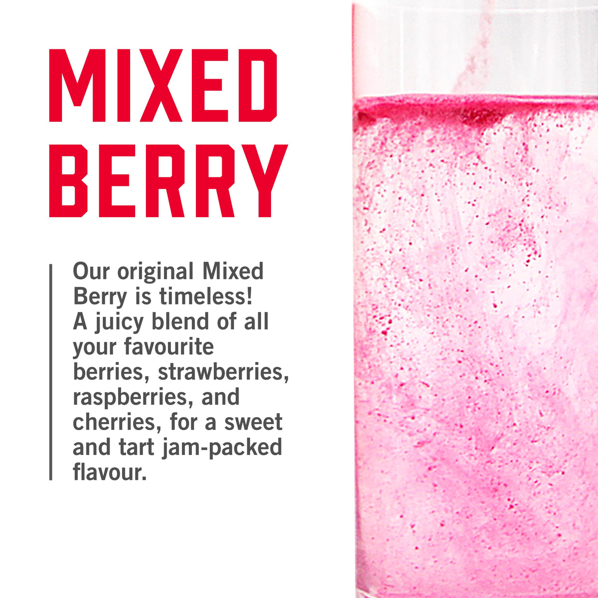 Close-up of Biosteel ingredients showing clean, natural components for refreshing hydration.