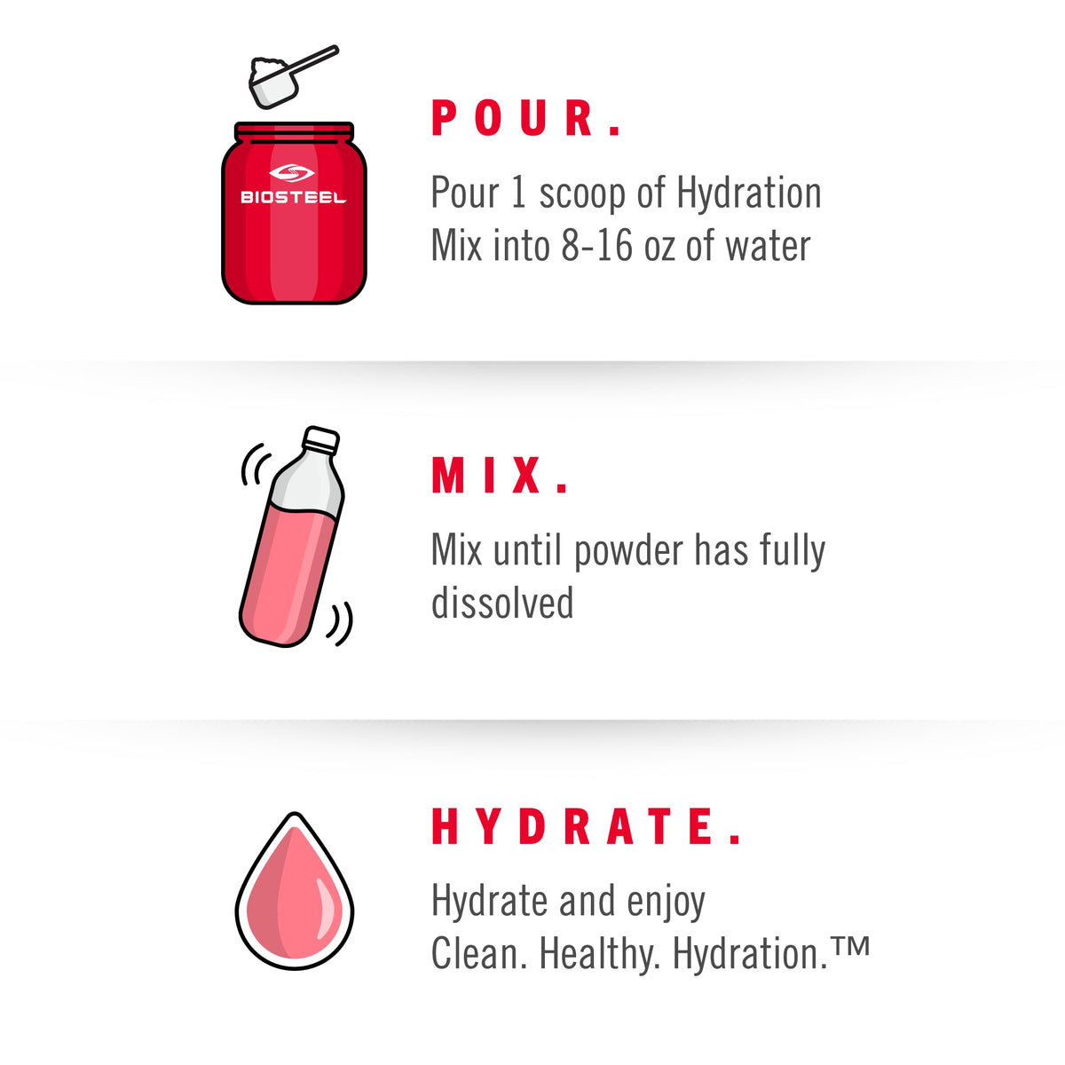 Lifestyle shot featuring Biosteel Zero Sugar Hydration Mix in daily routine.