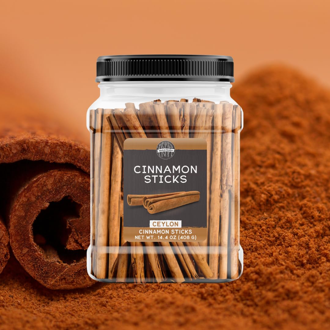 Birch & Meadow Ceylon Cinnamon sticks bundled for baking and tea