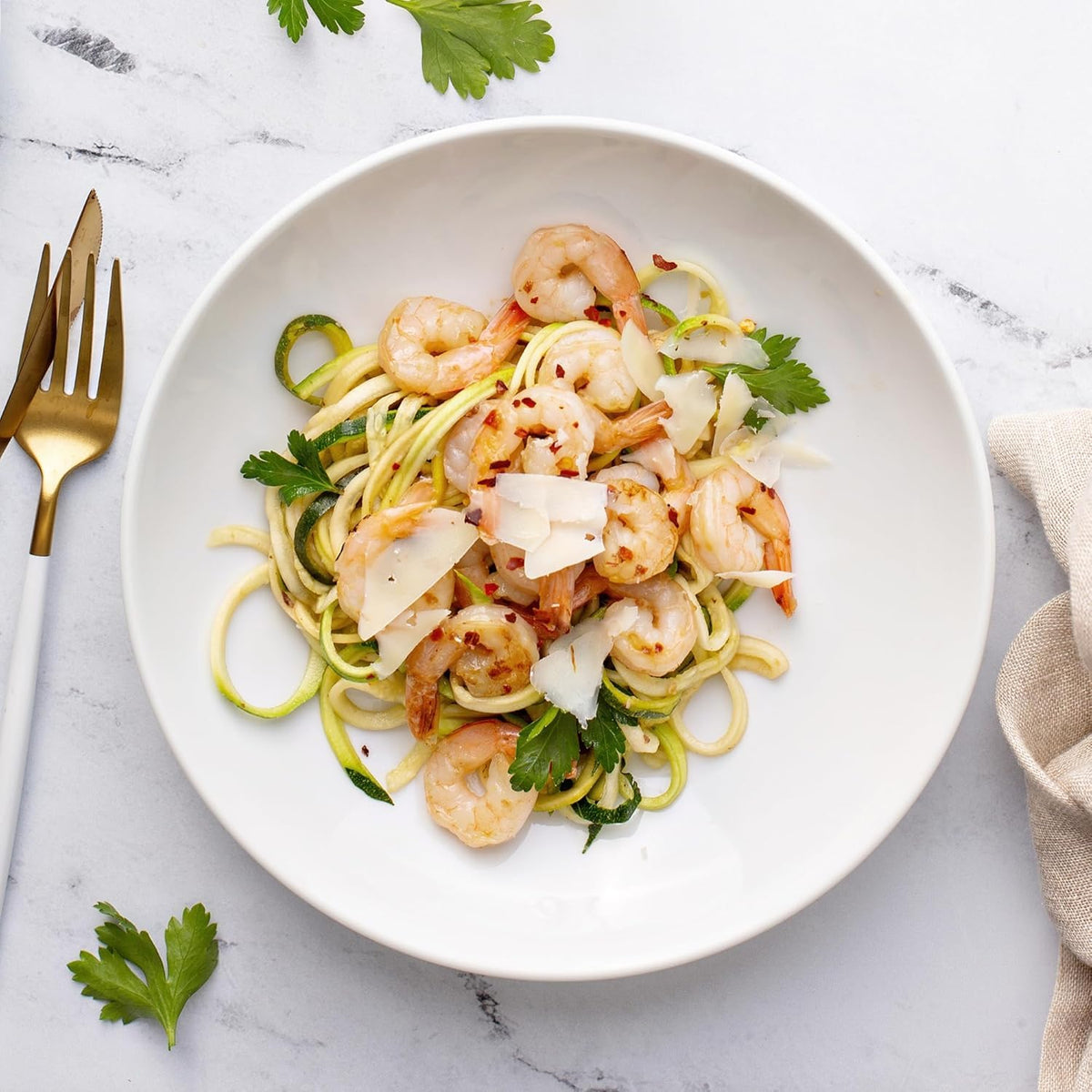 Birch & Meadow Ghost Pepper Flakes dusting pasta for bold flavor.