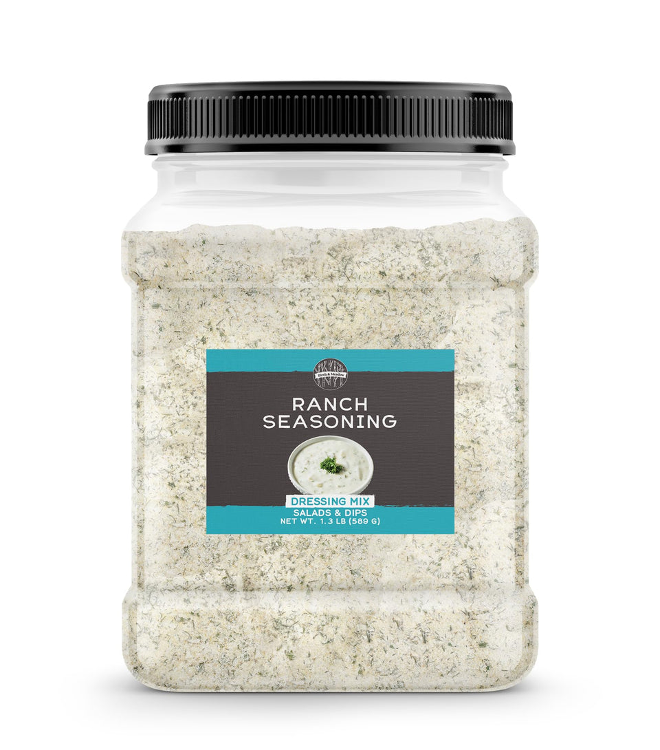 Birch & Meadow Ranch Seasoning jar boosts ranch flavor for dips and dressings.