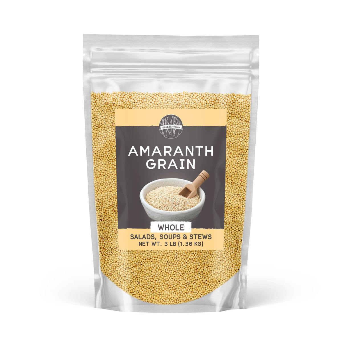 Birch & Meadow Whole Amaranth Grains bulk for versatile meal prep.