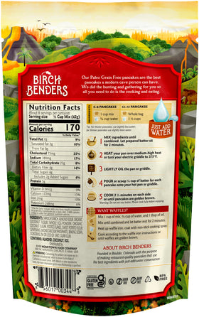 Birch Benders pancake batter just-add-water setup for easy mornings.