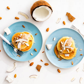 Birch Benders pancake mix with 5g protein per serving.